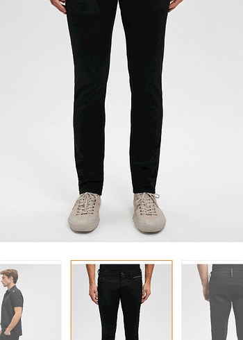 Mavi James Siyah Ziftt Jean Pantolon - Görsel 2