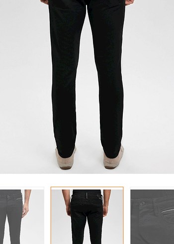 Mavi James Siyah Ziftt Jean Pantolon - Görsel 3