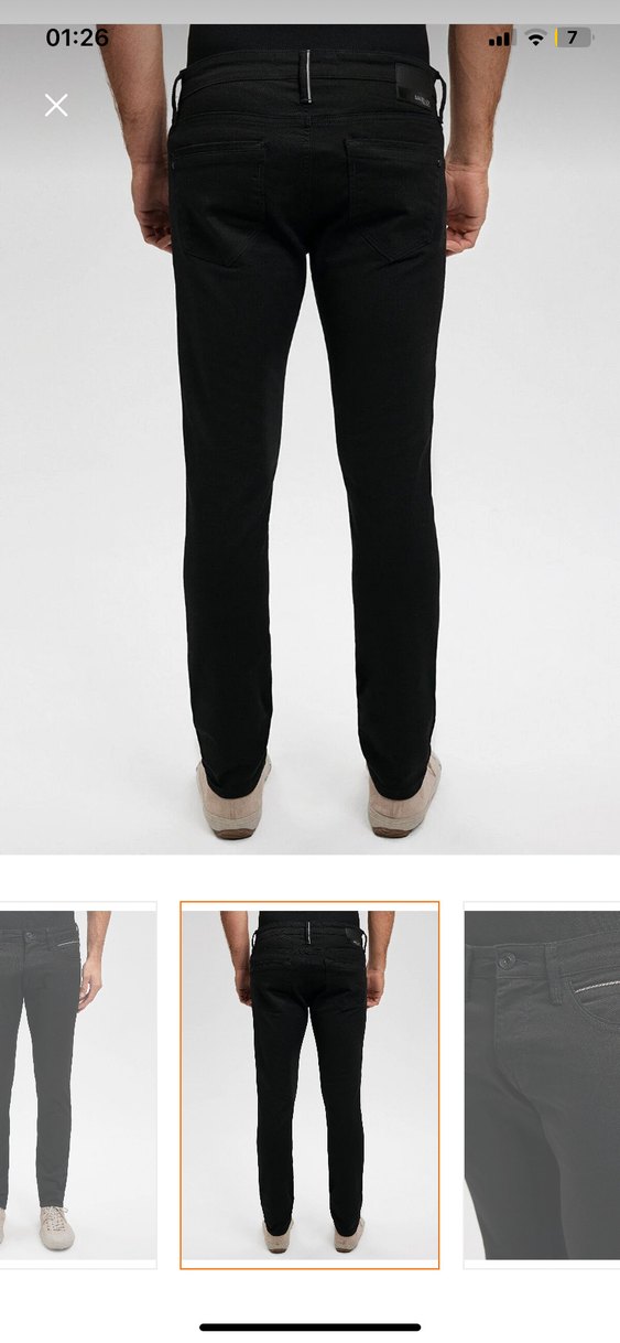 Mavi James Siyah Ziftt Jean Pantolon - Görsel 3