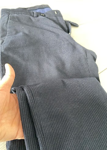 Erkek Lacivert Denim Pantolon Regular Fit - Görsel 3