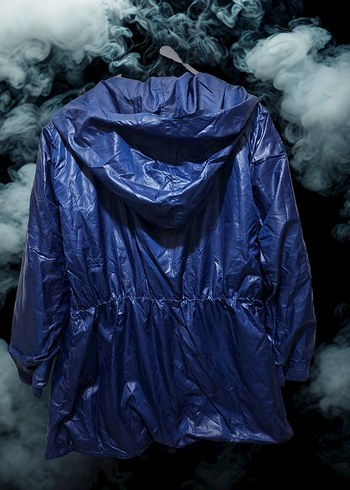   Gece Mavisi Yağmurluk & Rüzgarlık - Görsel 4