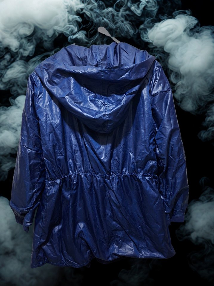   Gece Mavisi Yağmurluk & Rüzgarlık - Görsel 4