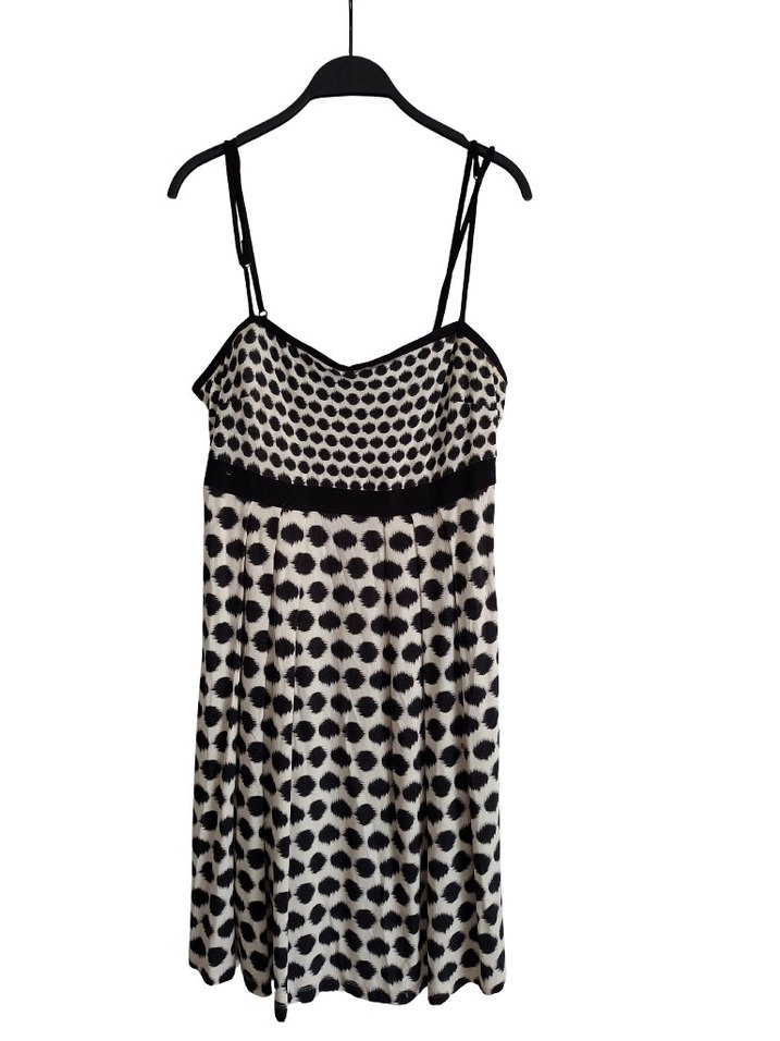 Kadın Siyah Puantiyeli MiniElbise - Görsel 2