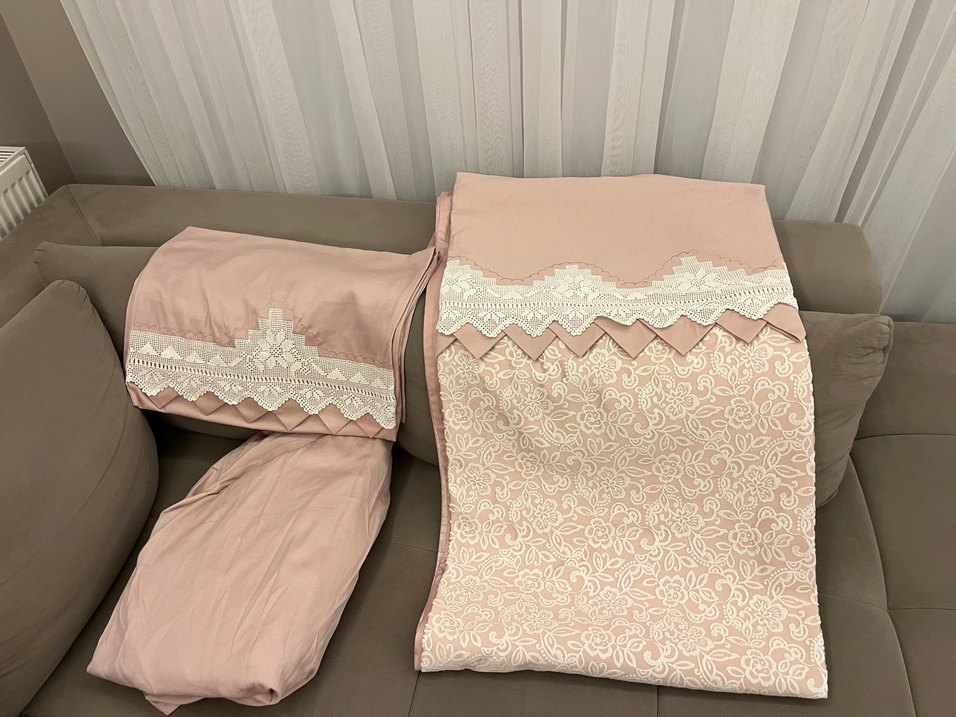 El örme dantelli pike takımı - Görsel 4