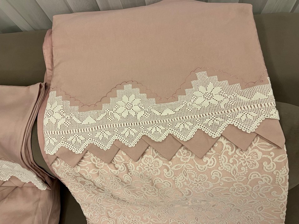 El örme dantelli pike takımı - Görsel 2