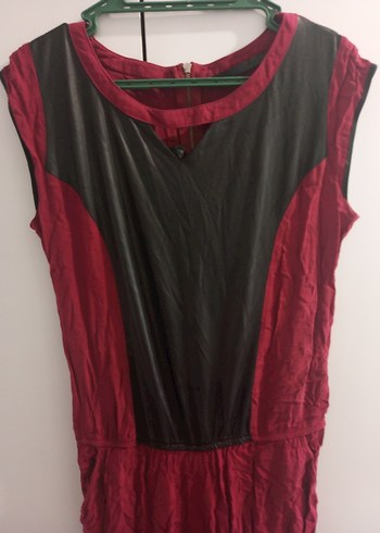 Kolsuz Bordo Siyah Uzun Tulum - Görsel 2