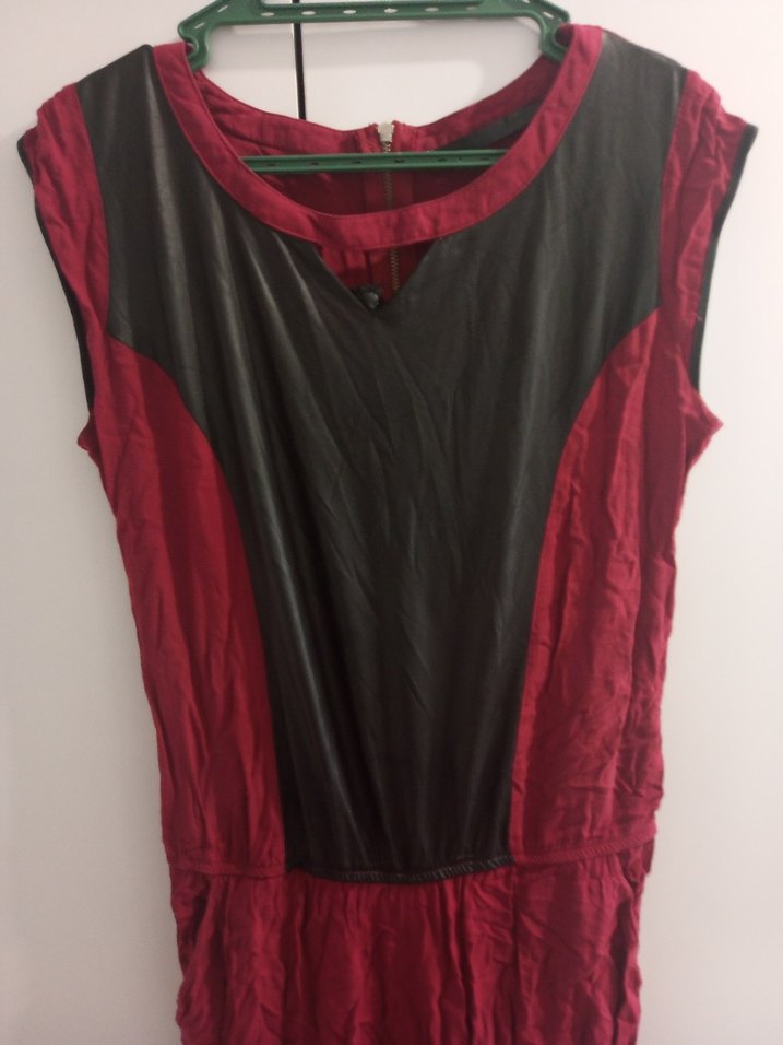 Kolsuz Bordo Siyah Uzun Tulum - Görsel 2