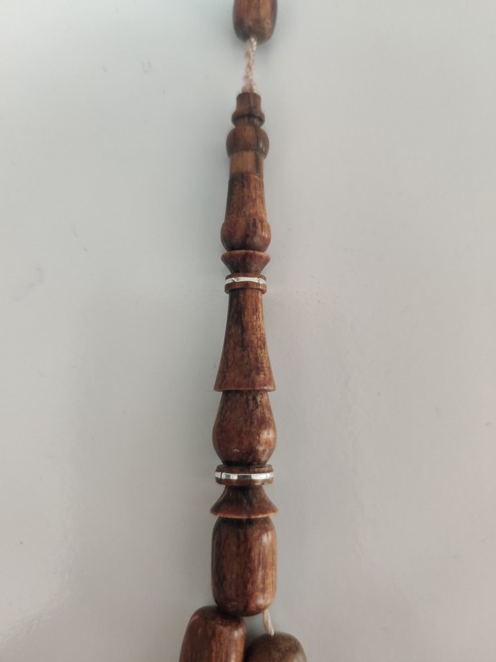 Mücahit Şener Usta İmzalı Gümüş Sarmallı Kokulu Öd Ağacı - Görsel 2