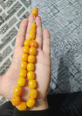 Sıkma Kehribar Maskot Tesbih - Görsel 6