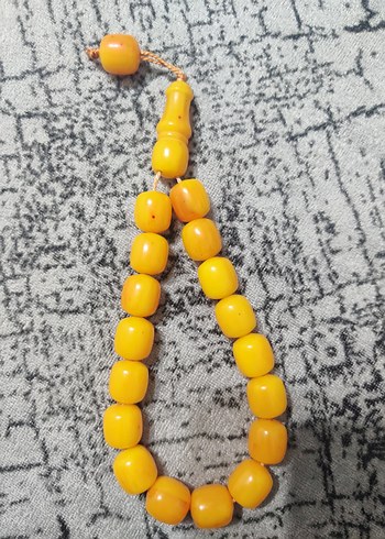 Sıkma Kehribar Maskot Tesbih - Görsel 4