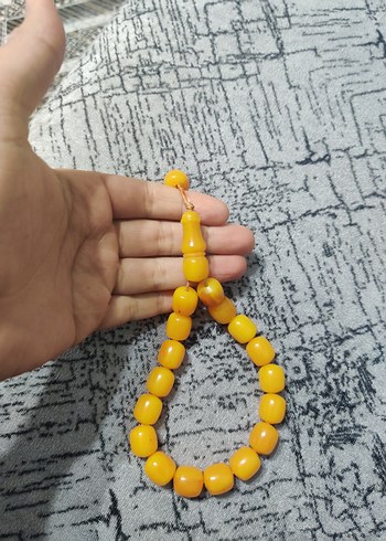 Sıkma Kehribar Maskot Tesbih - Görsel 3