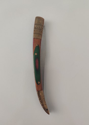 El İşçiliği Pirinç Detaylı Çakı - Görsel 6