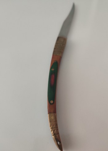 El İşçiliği Pirinç Detaylı Çakı - Görsel 5