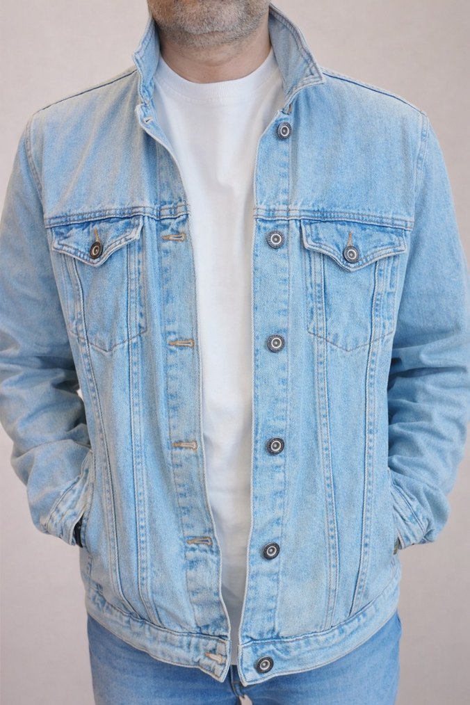 Koton Erkek Kalın Kot Ceket - Görsel 2