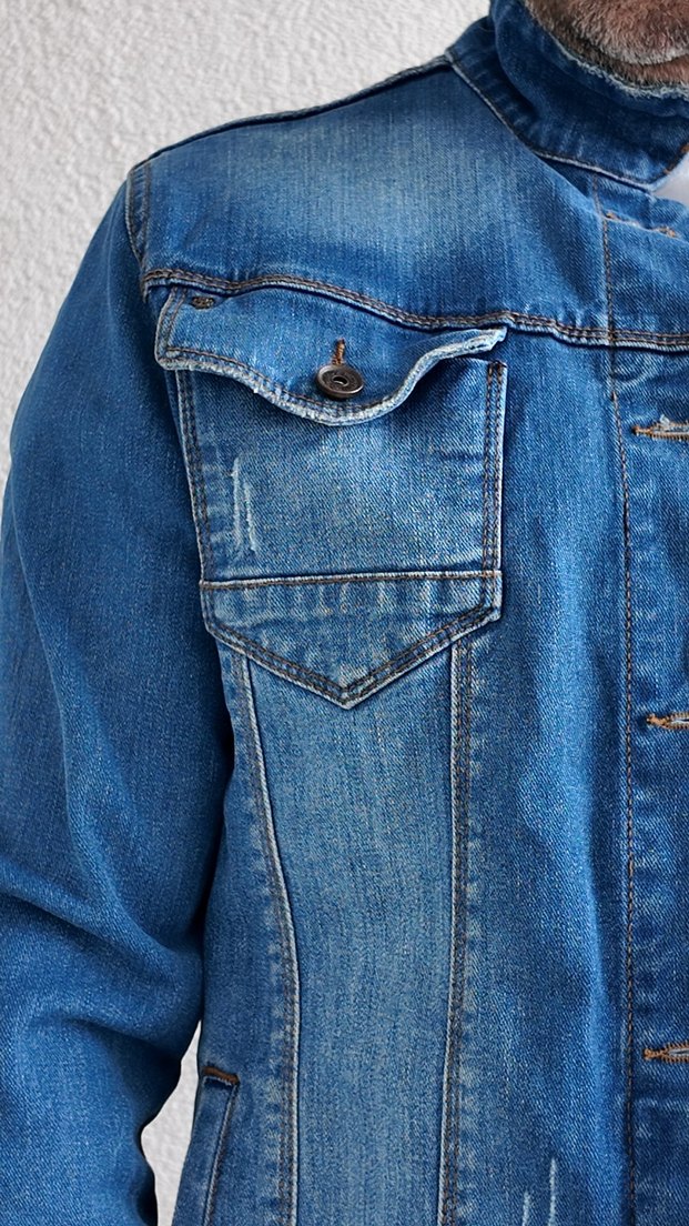 LTC Jeans Erkek Kot Denim Ceket - Görsel 5