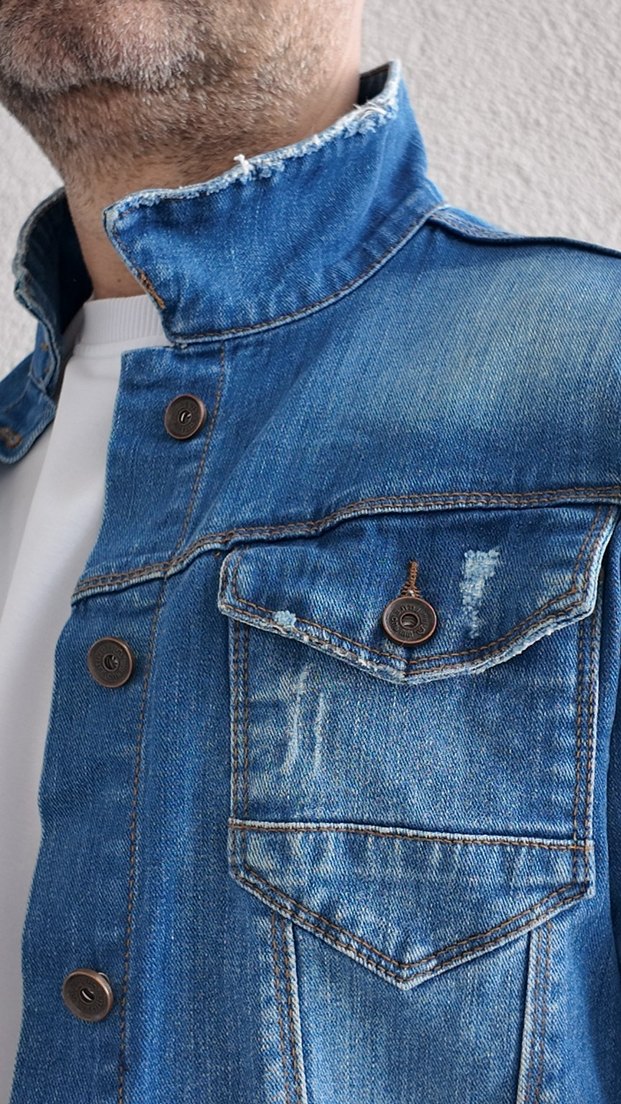 LTC Jeans Erkek Kot Denim Ceket - Görsel 4