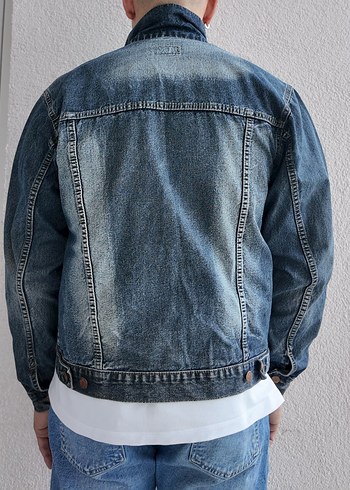 Leke Jeans Erkek Kot Ceket - Görsel 2