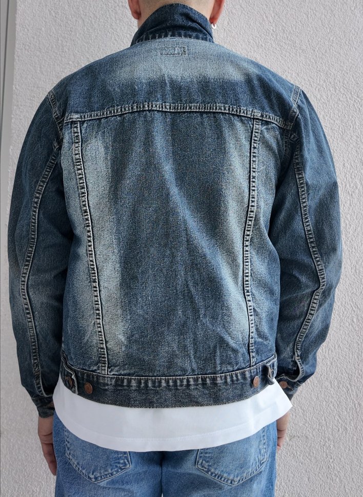 Leke Jeans Erkek Kot Ceket - Görsel 2