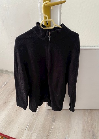 Altınyıldız Siyah Polar Yari Fermuarli Altinyildiz Sweatshirt