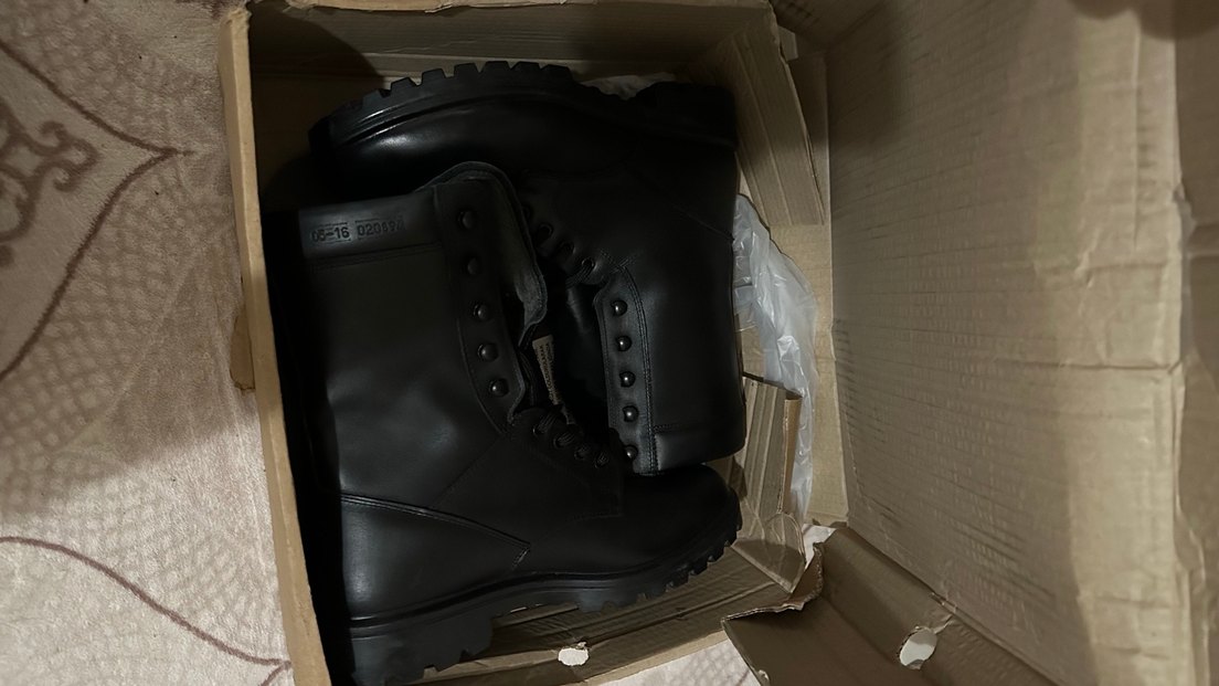 Erkek Siyah Askeri Çizme - Görsel 3