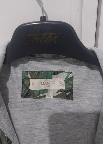 kız çocuk kapüşonlu Yeşil Desenli yağmurluk - Görsel 3