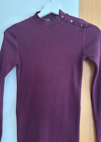 Bershka Triko Elbise - Görsel 2