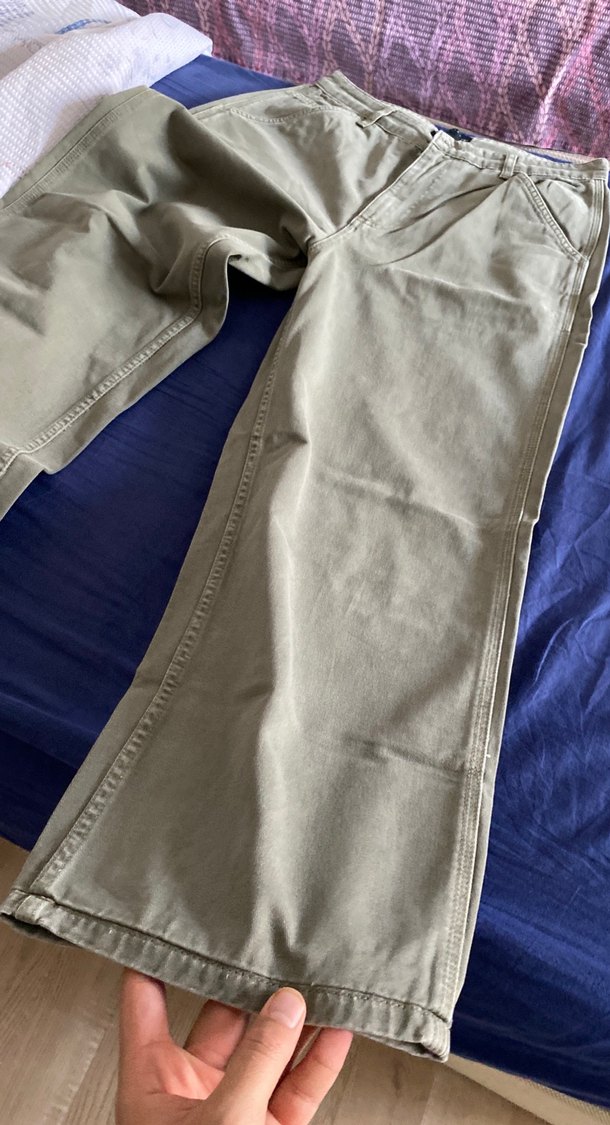 Yeşil  Erkek Baggy Pantolon 32 Beden - Görsel 3