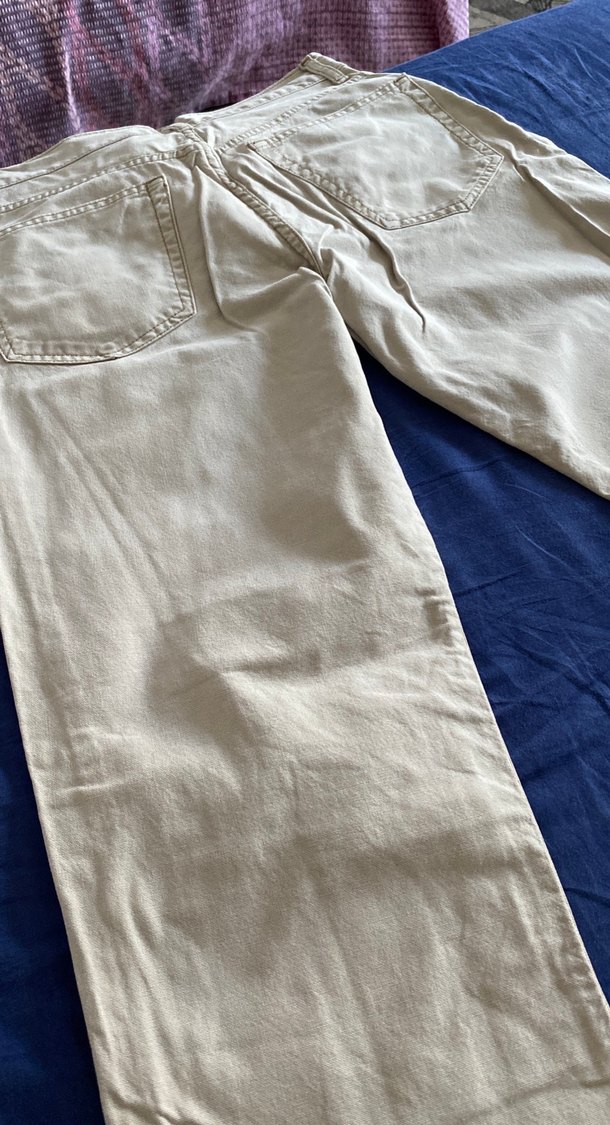 Ten rengi 30 Beden Denim Pantolon, Düzenli Kesim - Görsel 5