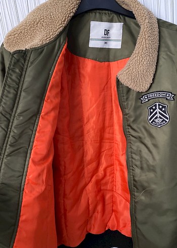 Yeşil Nakışlı Sıcak Erkek Ceket - Görsel 4