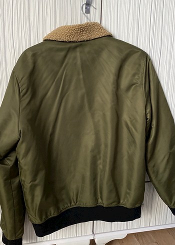 Yeşil Nakışlı Sıcak Erkek Ceket - Görsel 2