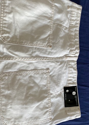 Beyaz Baggy Kesim Erkek Pantolon - Görsel 4