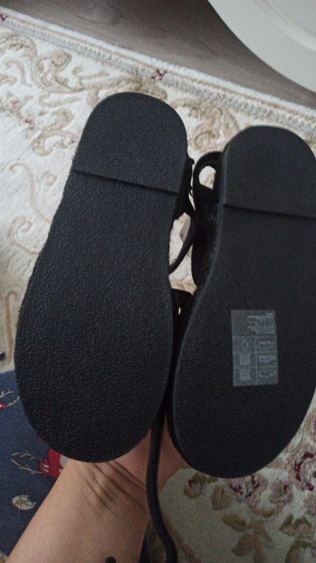 Nakışlı Siyah Kız Çocuk Babet Ayakkabı - Görsel 5