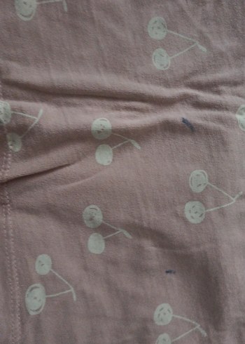 Pembe Uzun Kollu Kız Tişörtü Düğmeli - Görsel 6