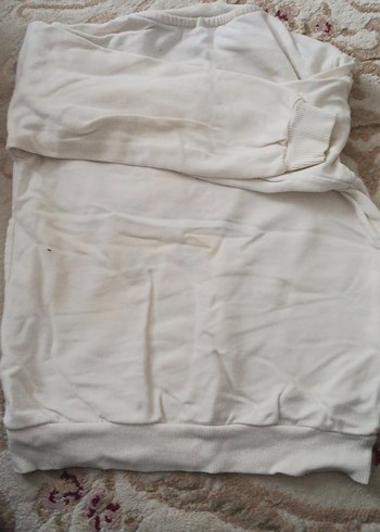 Beyaz Erkek Çocuk Sweatshirt - Görsel 4