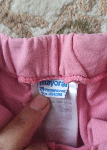 Kız Çocuk Pembe Düğmeli Rahat Eşofman - Görsel 2