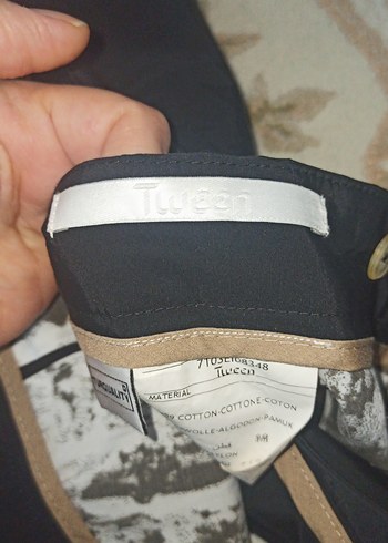 erkek Gri Kamuflaj Desenli Kumaş Pantolon - Görsel 2