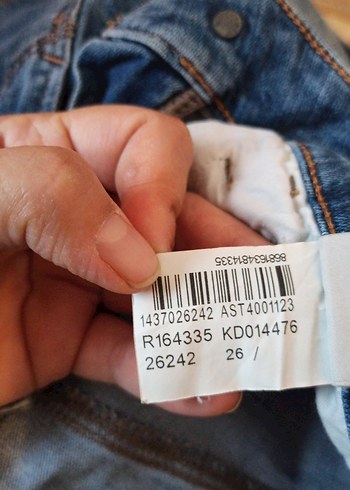 Kadın Mavi Bol Kesim Denim Mini Şort - Görsel 5