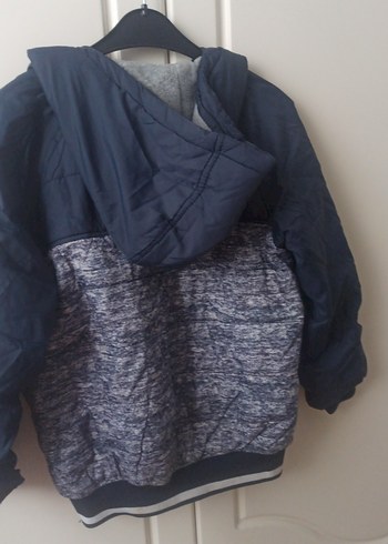 Gri Erkek Çocuk Fermuarlı Rahat Ceket - Görsel 6