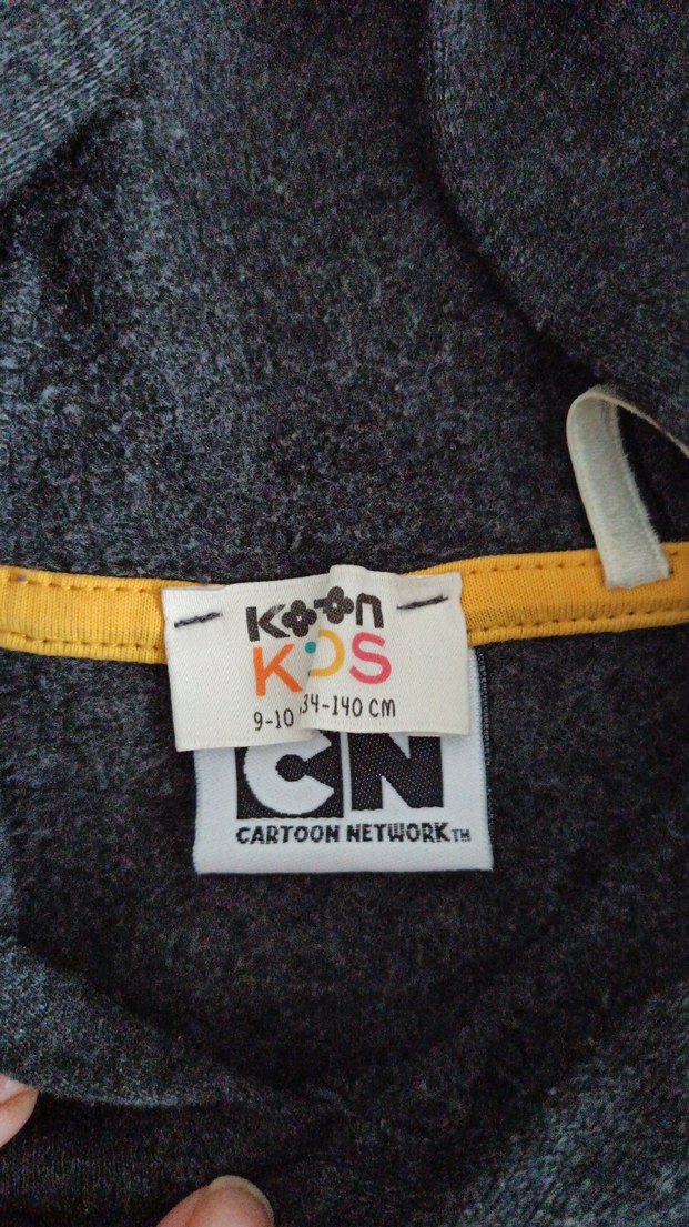 Gri Erkek Çocuk Kapüşonlu Sweatshirt - Görsel 2