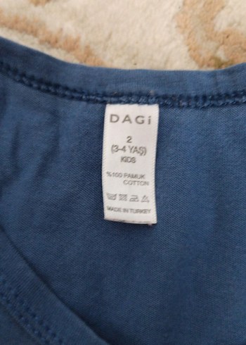 Mavi Desensiz Çocuk Atlet - Görsel 2