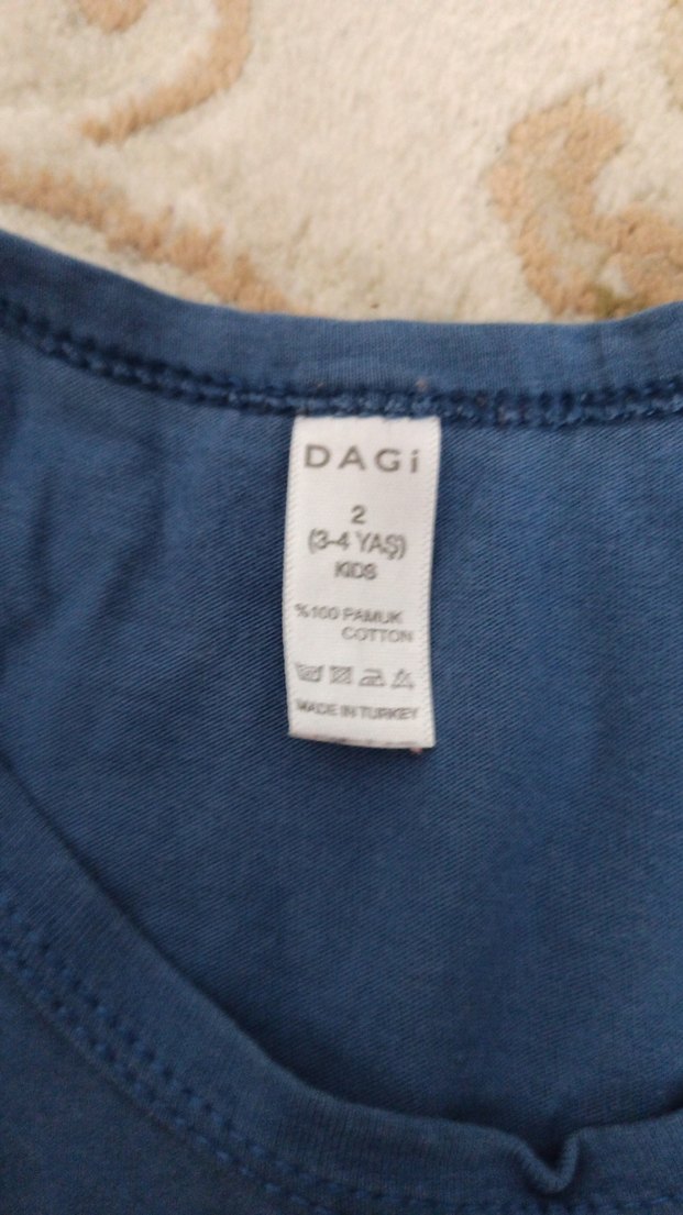 Mavi Desensiz Çocuk Atlet - Görsel 2