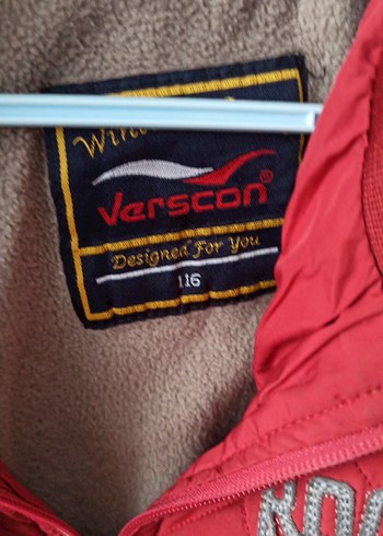 Kırmızı Erkek Çocuk Fermuarlı Mont - Görsel 2