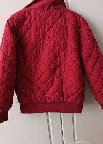 Kırmızı Erkek Çocuk Fermuarlı Mont - Görsel 4