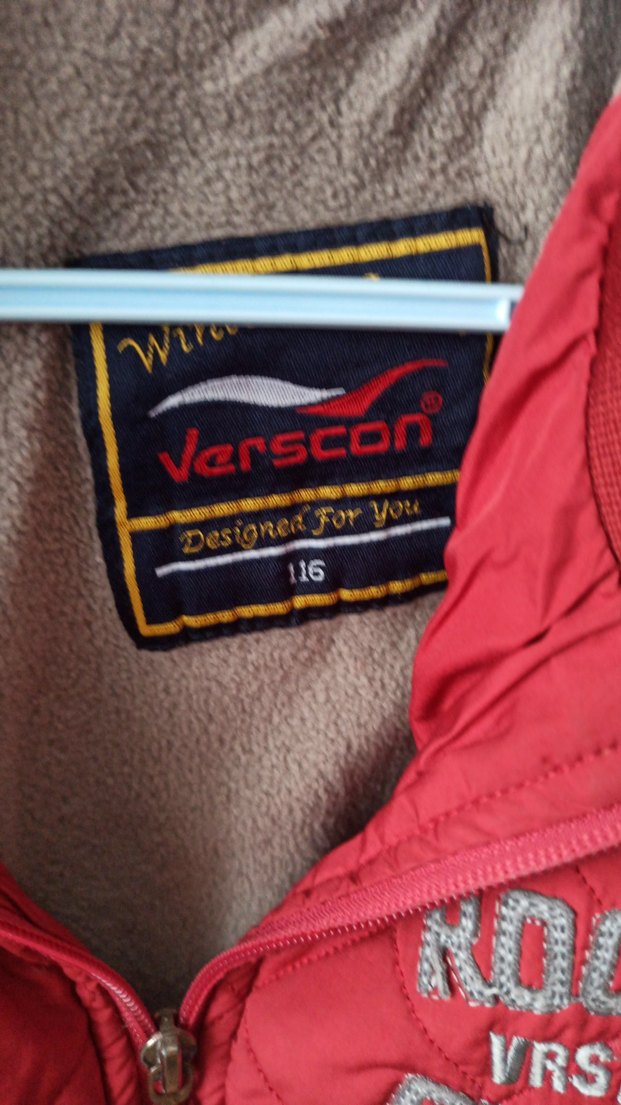 Kırmızı Erkek Çocuk Fermuarlı Mont - Görsel 2