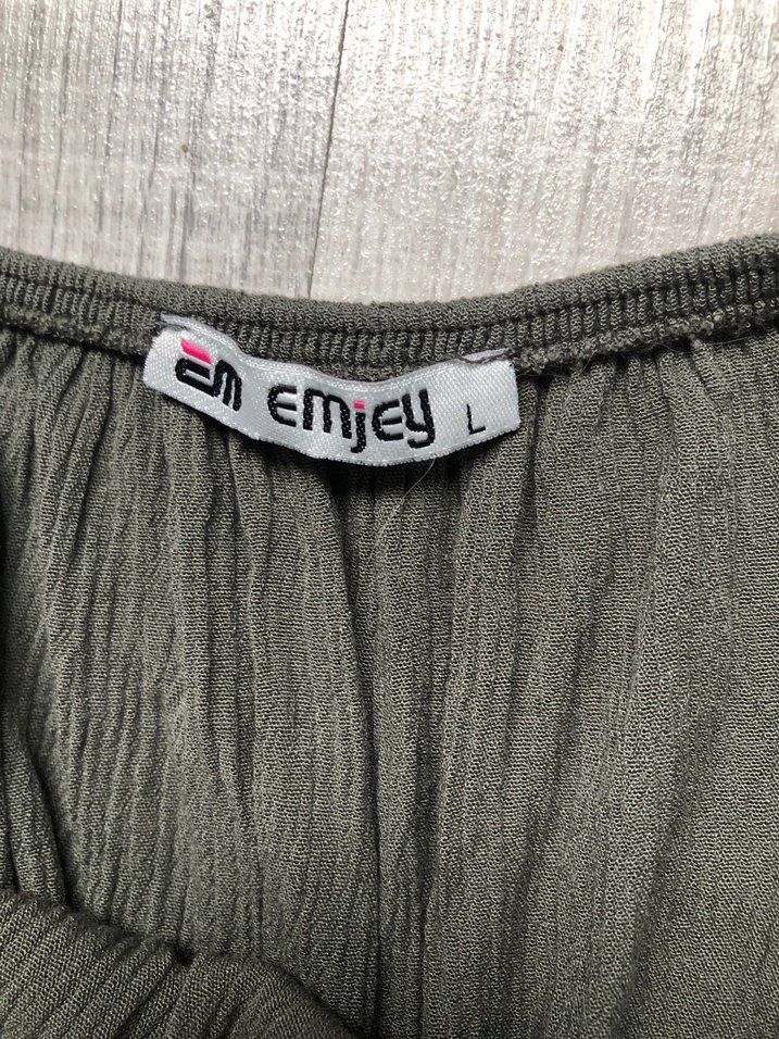 Haki Bohem V-Yaka Uzun Elbise - Görsel 5