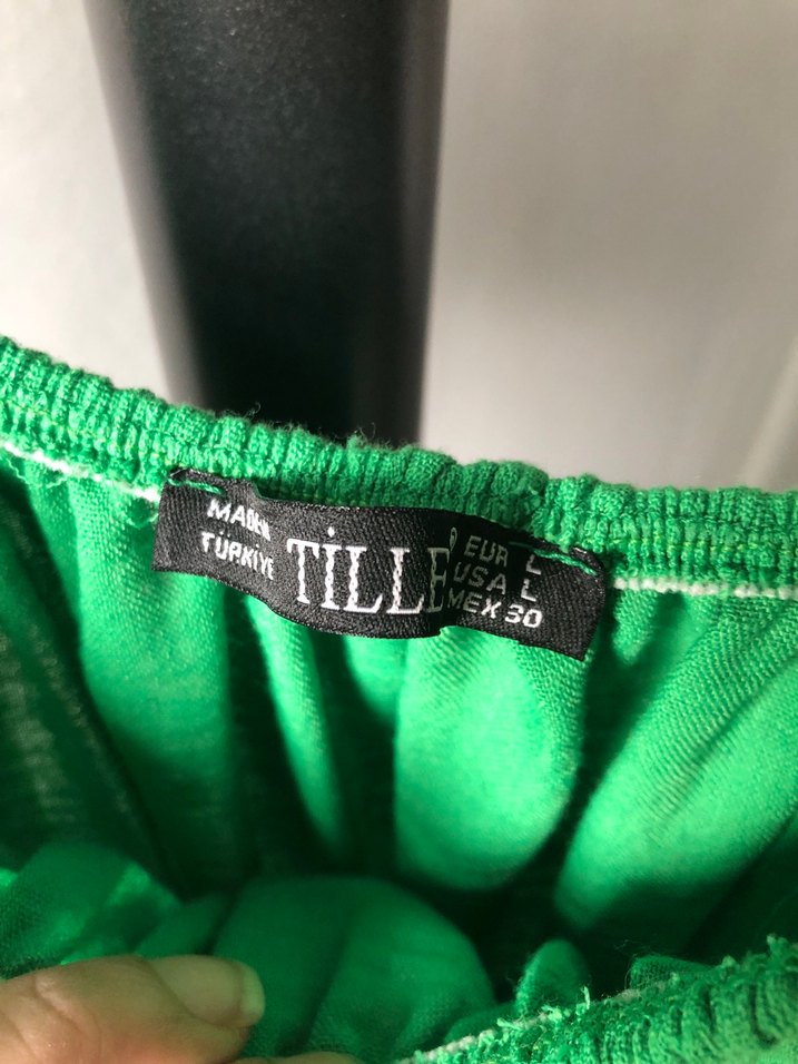 Yeşil Bohem Midi Elbise - Görsel 5