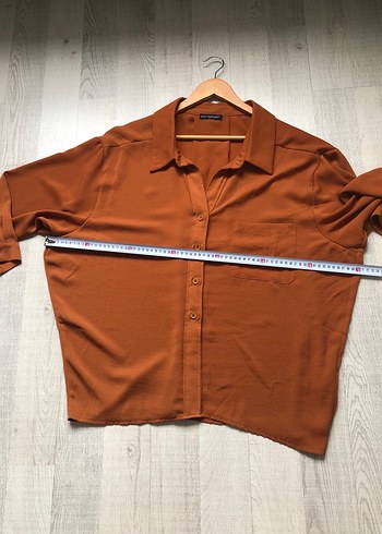 QUZU Düğmeli, Salaş Kesim, Uzun Kollu Kadın Gömlek - Görsel 5