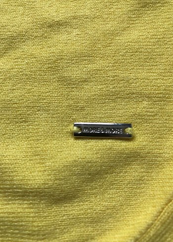 Sarı Kadın Keten Salaş Sweatshirt - Görsel 5