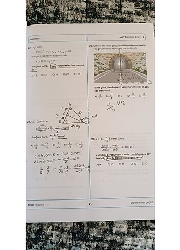  Ayt matematik 