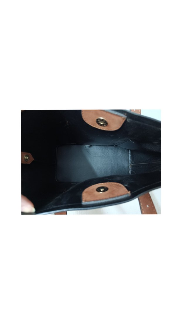 Kahverengi Deri Kadın Çanta - Görsel 3